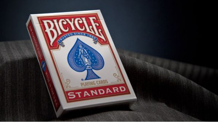 BICYCLE PLAYING CARDS POKER (RED)-JASSHER MAGIC SHOP